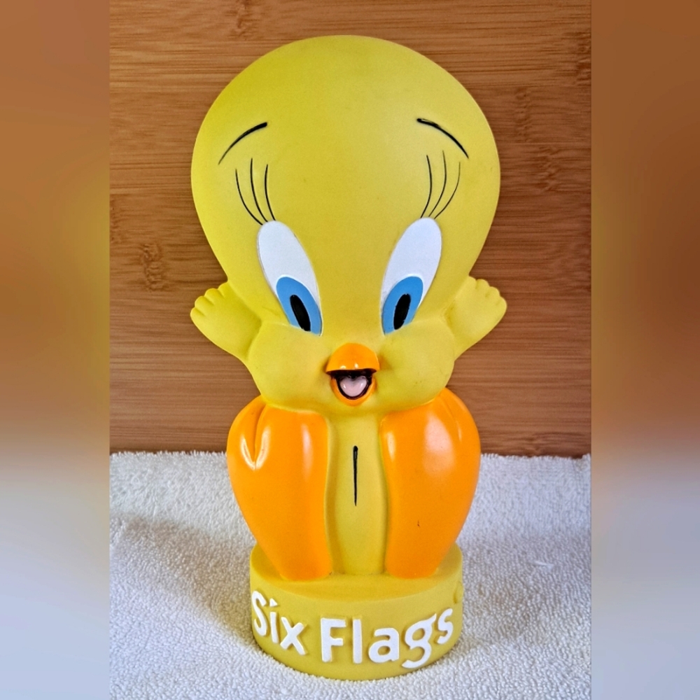 Six Flags Tweety Bird Figurine Bank